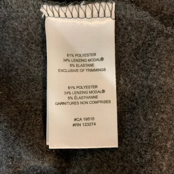 LOLE Womens L Knit Blazer Jacket 3 Button Gray Pockets Cozy Work Office Stretch - Picture 9 of 14